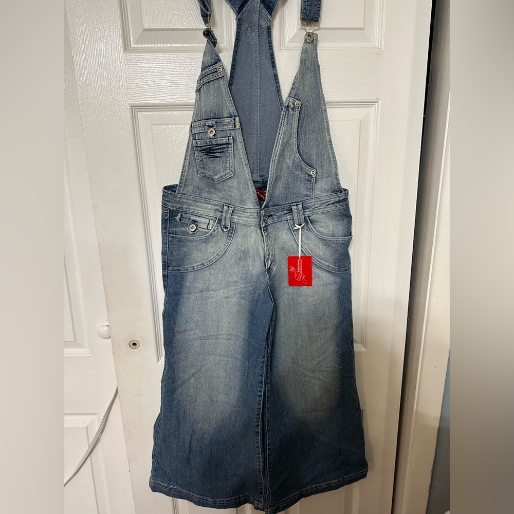SOHO BABE DENIM OVERALL JUMPSUIT
